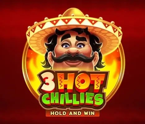 3 Hot Chillies slot visual from 3 Oaks Gaming available on oscarspin-germany.com