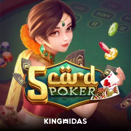 5 Card Poker by King Midas, showcased at oscarspin-germany.com – game logo