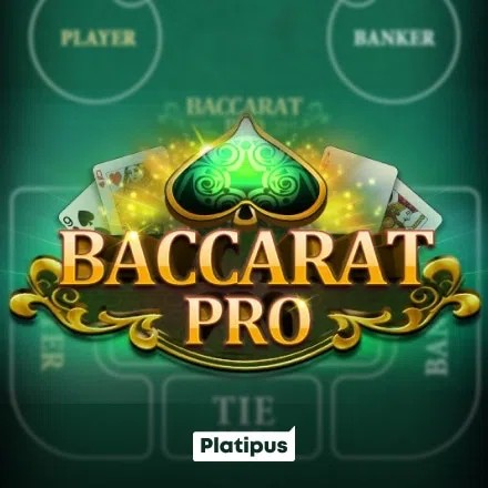 Baccarat PRO slot visual from Platipus available on oscarspin-germany.com