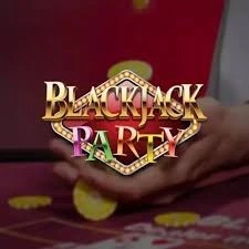 Play the Blackjack Party slot by Evolution on Oscarspin