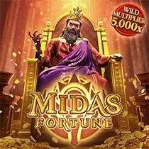Midas Fortune online game logo by PG Soft on oscarspin-germany.com