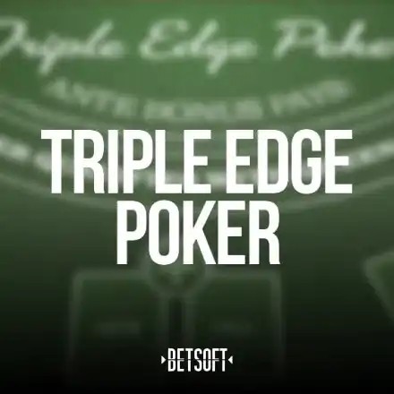 Play the Triple Edge Poker slot by Betsoft Gaming on Oscarspin